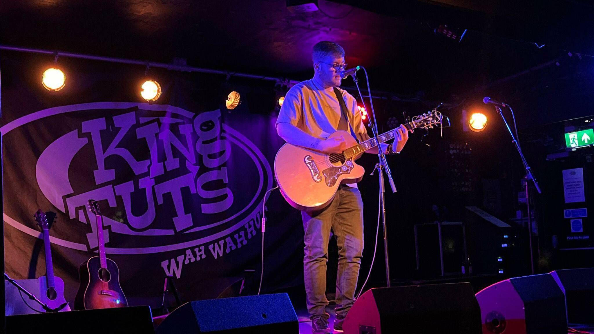 Thomas Rock, performing an evening of free, live music at The Ship Inn, Elie